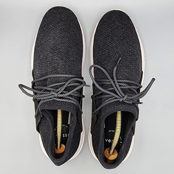 Vessi Sneakers Mens SZ 12 Black Cityscape Waterproof Knit Athletic Walking Shoes main image 7